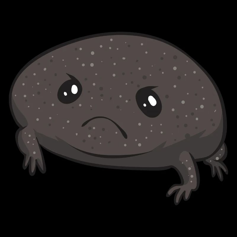 Black Rain Frog Breviceps Fuscus Frog