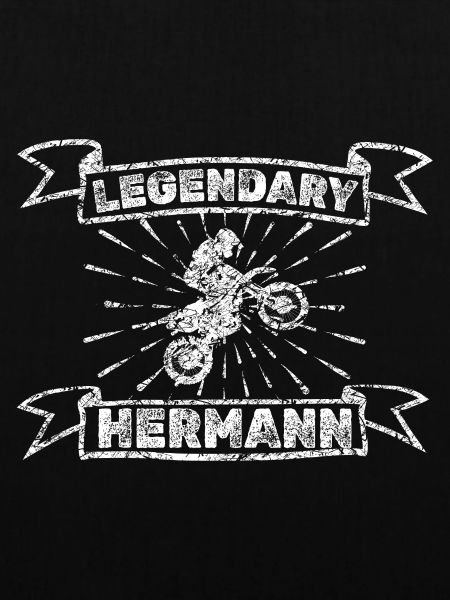Hermann als Motorrad
