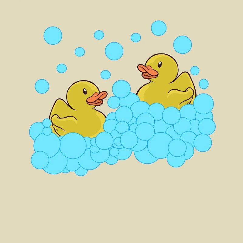 Rubber ducks rubber ducks soap bubbles