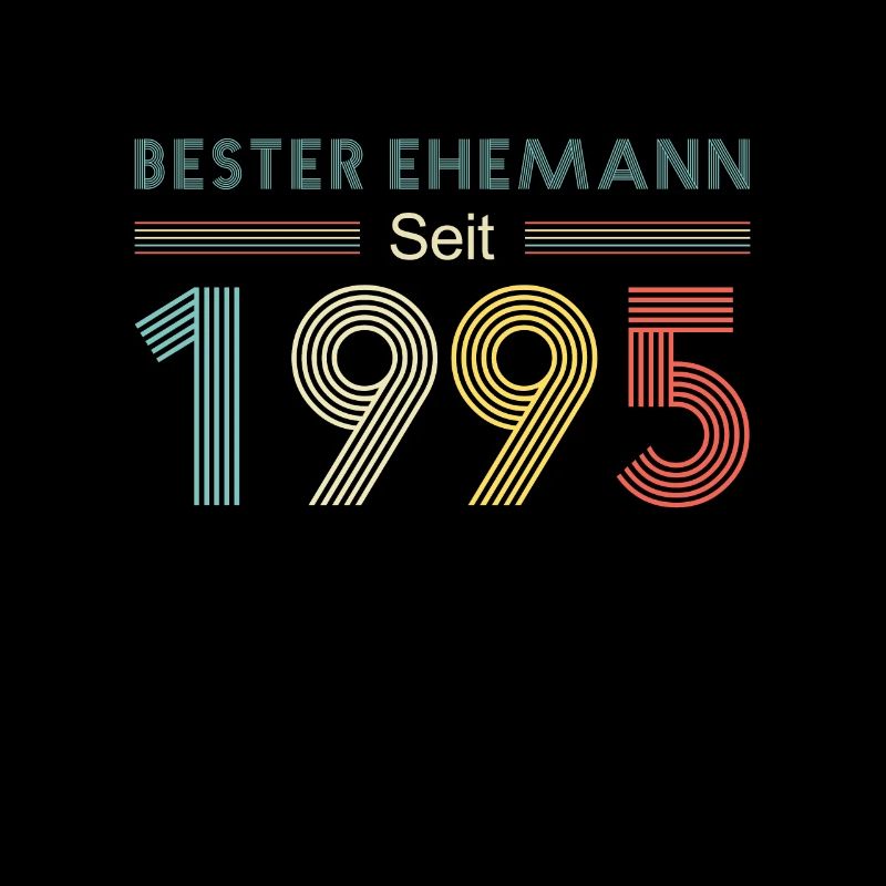 Bester Ehemann Seit 1995 25. Hochzeitstag Silberne