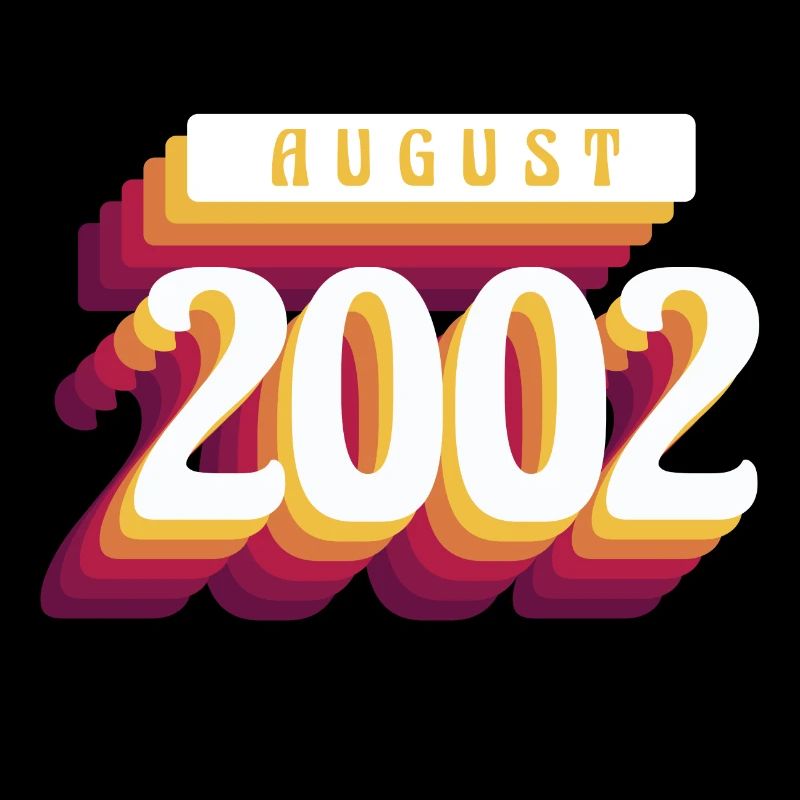 August 2002 - 20. Geburtstag Geschenk. Awesome.