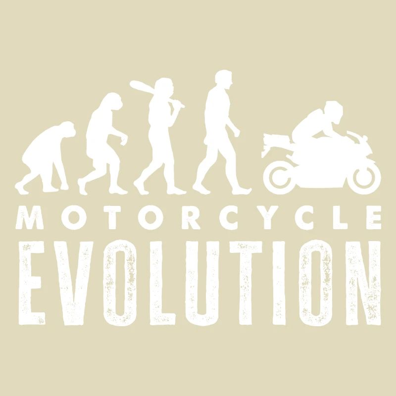Motorcycle Evolution Vintage Biker Motorcycle