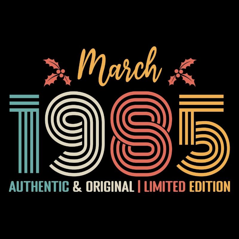 Mars 1985 anniversaire Mars 1985 rétro