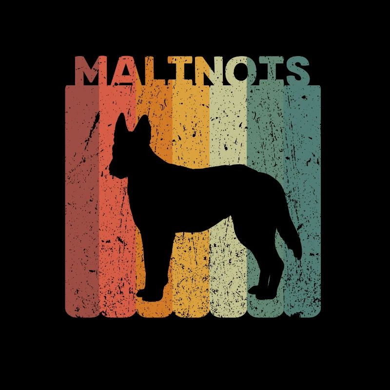 Retro Malinois Hunde Hundehalter Geschenk