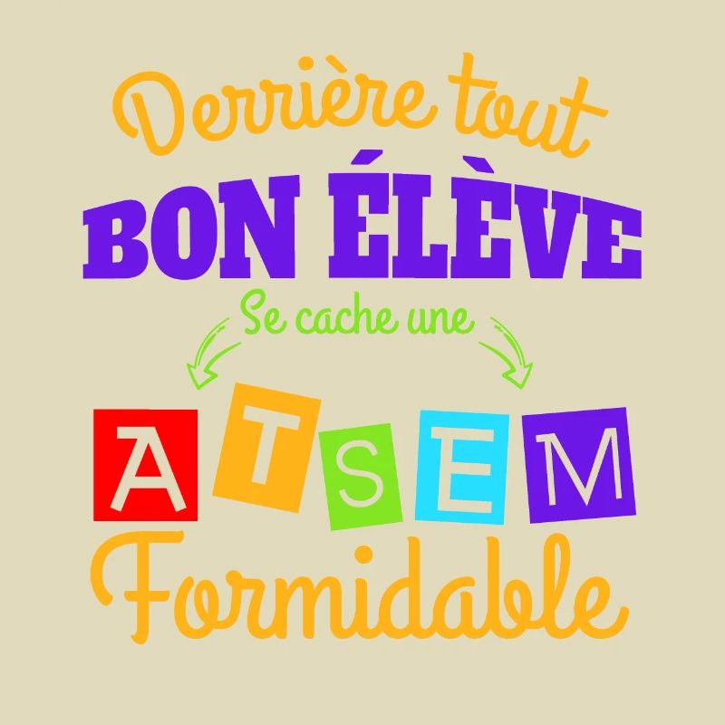 une atsem formidable - idée cadeau atsem