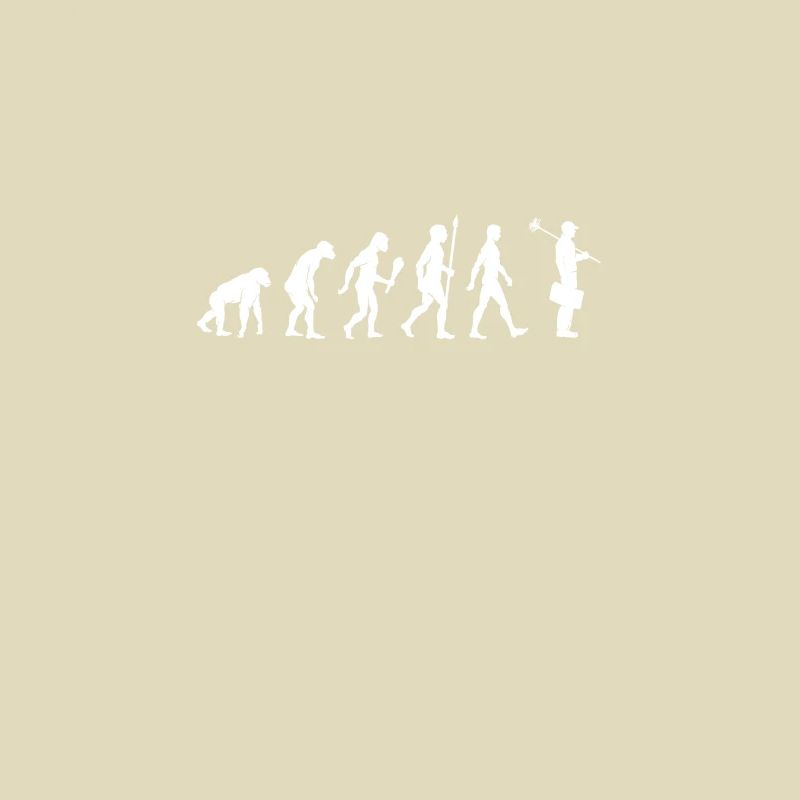 Lustige Schornsteinfeger Evolution Geschenkidee