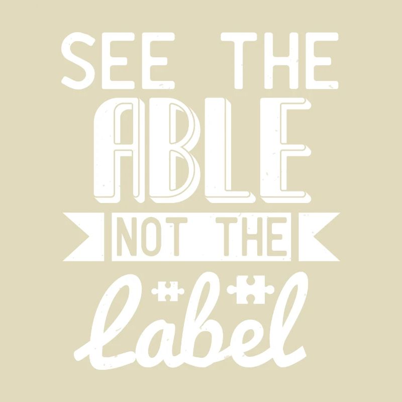see the able not thee label