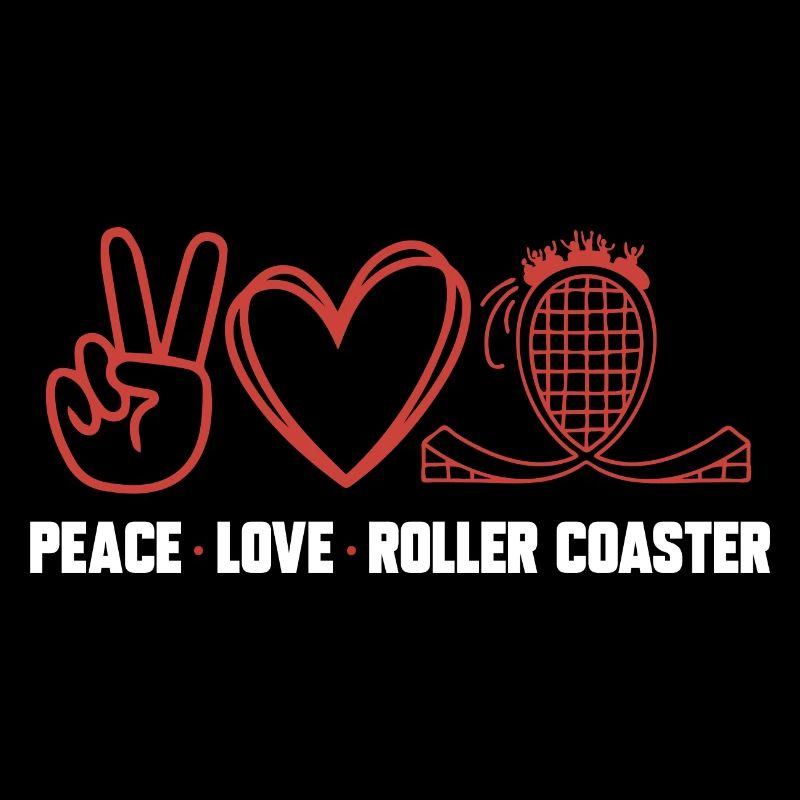 Achterbahn Rollercoaster Freizeitpark