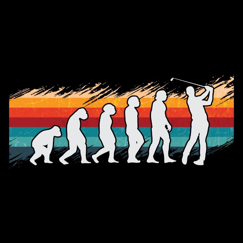 Golf Evolution From Monkey To Men BBall Lovers
