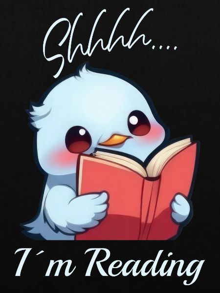 Vogel mit Buch