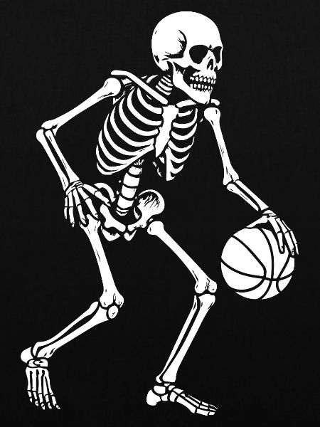 Skeleton Dribbler Basketball