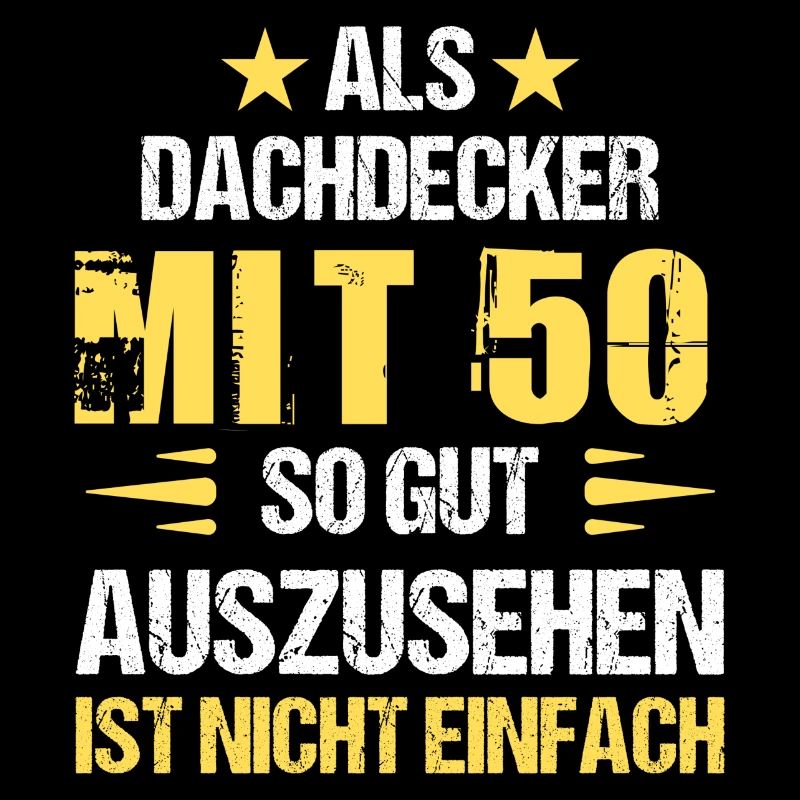 Mit 50 gut aussehender Dachdecker