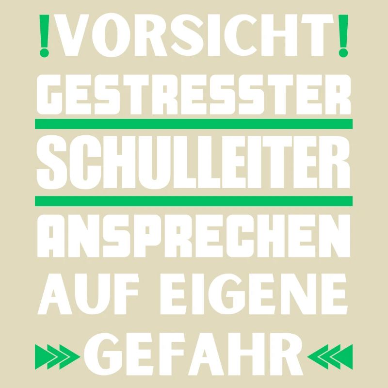 Gestresster Schulleiter nicht ansprechen!