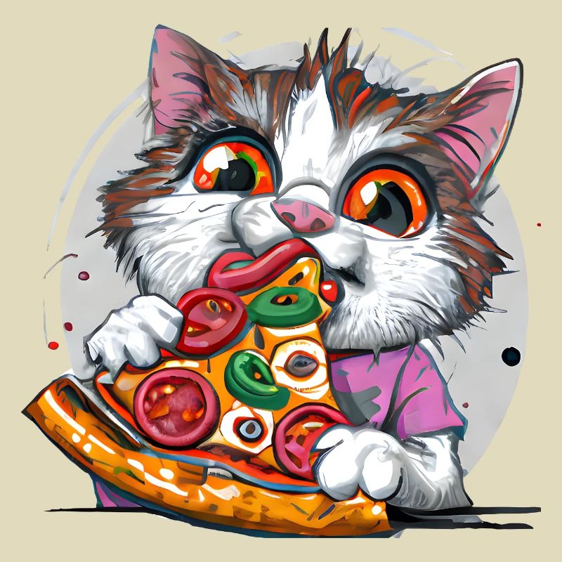 Pizza Katze