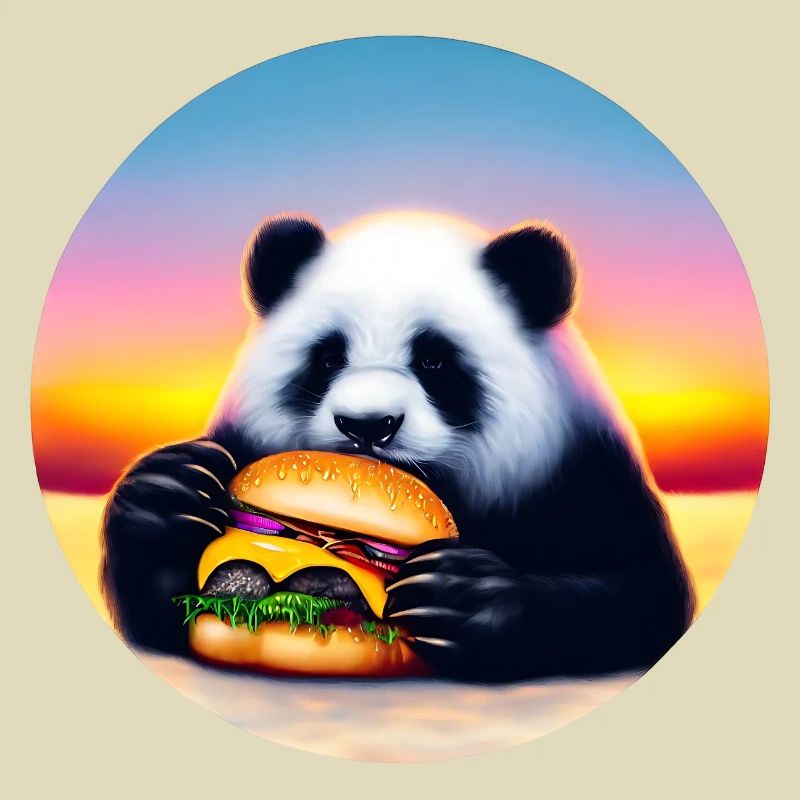 Panda au Cheeseburger Sunset