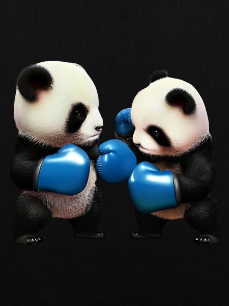 Fighting Panda Bears