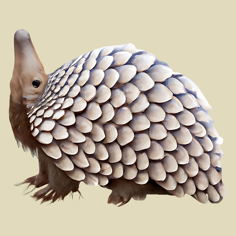 Conception de pangolin mignon