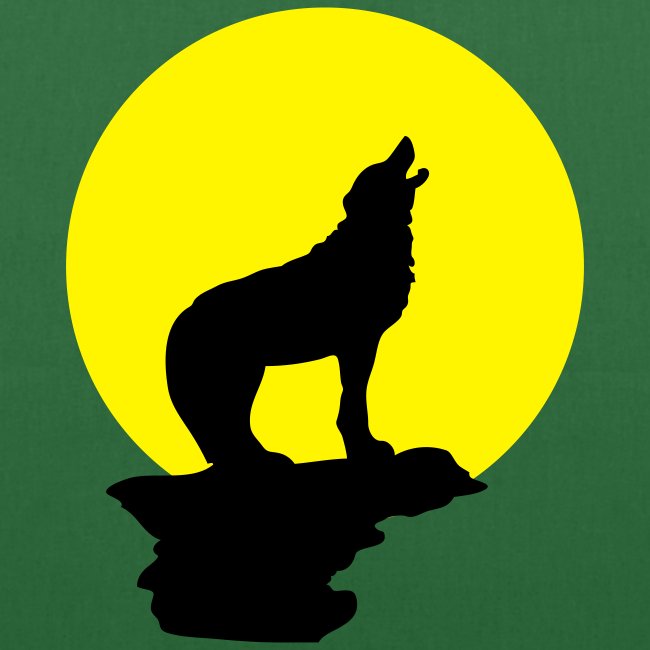alone wolf / 2 colors