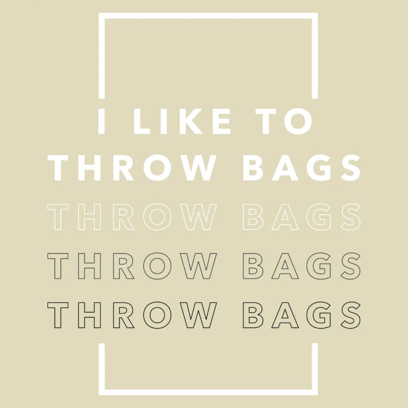 Cornhole Player Sack Tossing Cornhole Squad