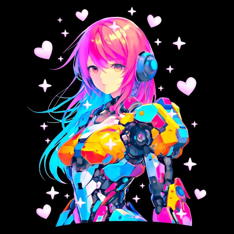 Mecha-Anime-Mädchen