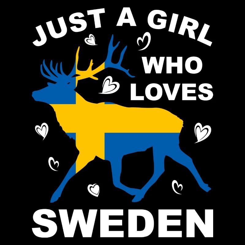 Suède drapeau orignal scandinavie vacances voyage