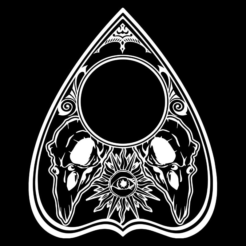 Planchette Halloween raven
