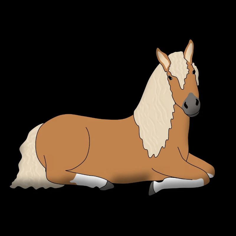 haflinger_liegt