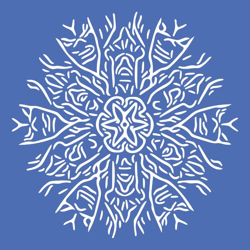 Mandala Flower Lines Abstract Shape Pattern