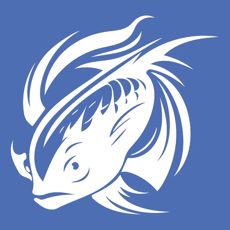 Tatouage de portrait de poisson de combat
