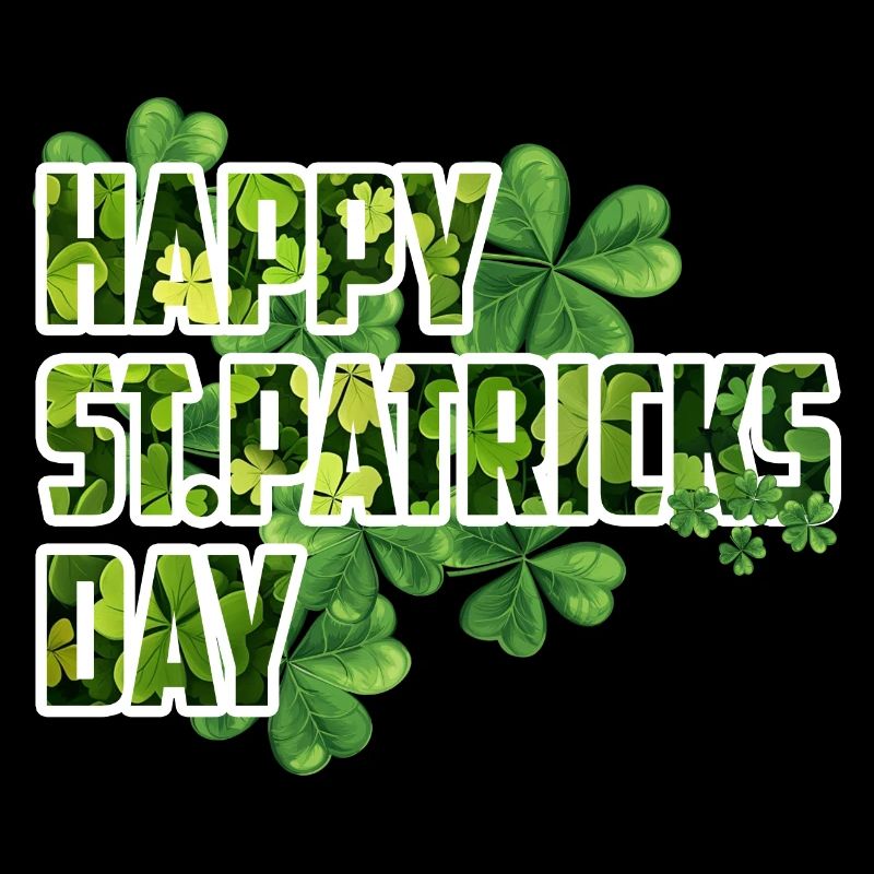 Joyeuse Saint-Patrick - Shamrock Design