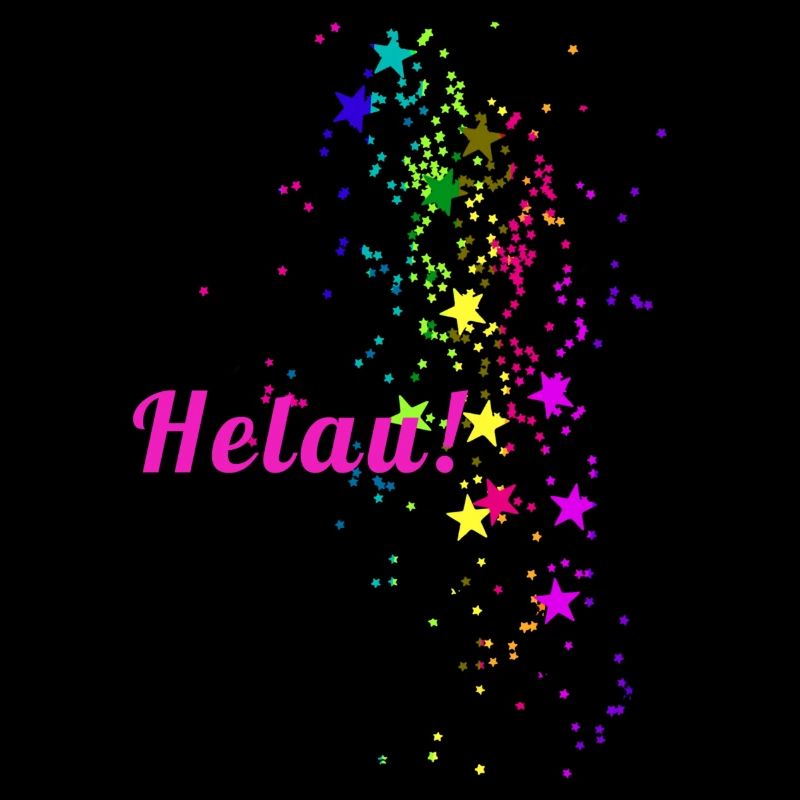 Helau, Konfetti, karneval, Sterne
