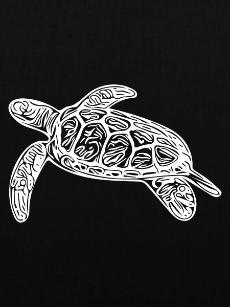 Small floating turtle