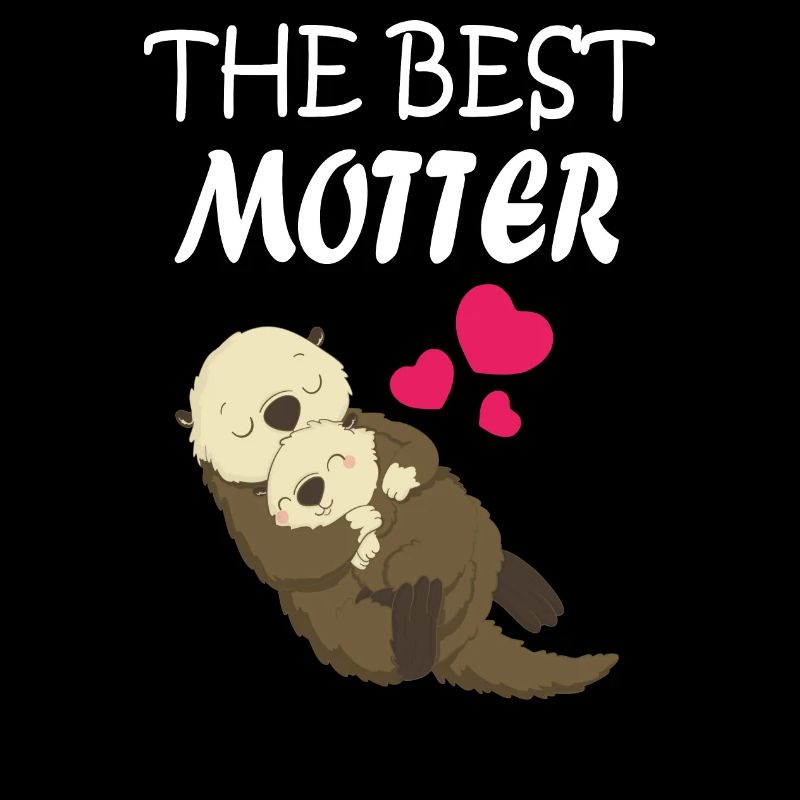 Beste Mutter Otter Bieber Mama Liebe