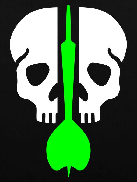 Split skull and dart