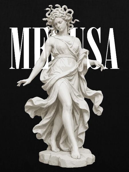 Medusa-Göttinnen-Marmor