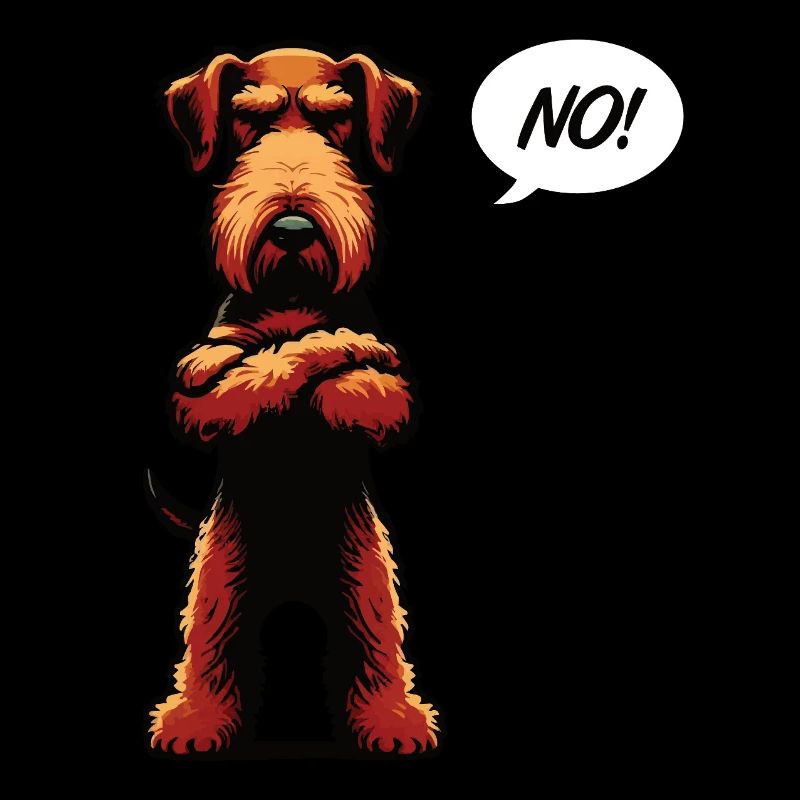 No Airedale Terrier Airedales Airedalebesitzer