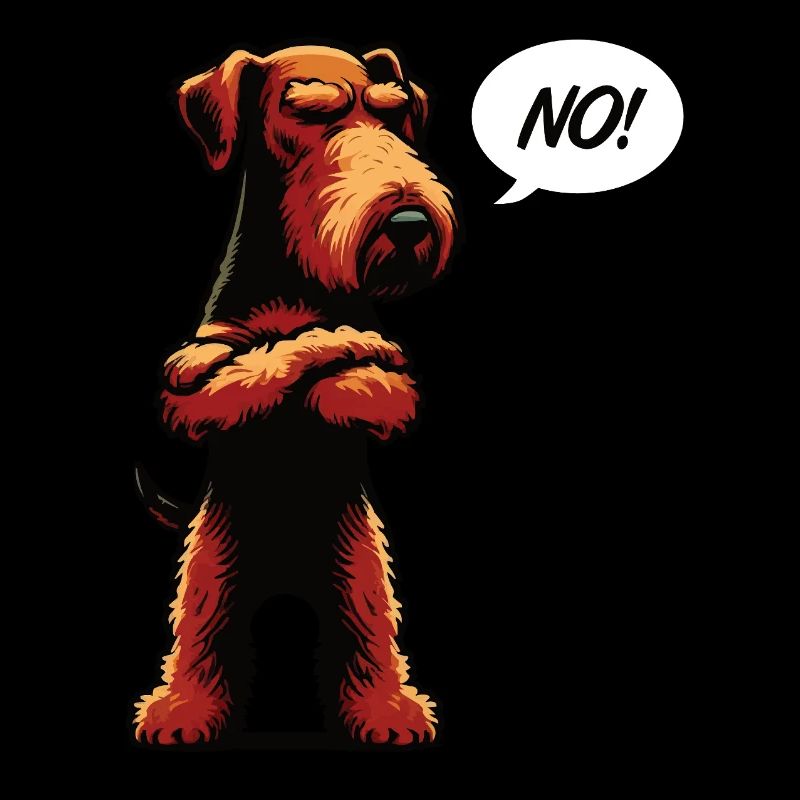No Airedale Terrier Airedales Airedalebesitzer