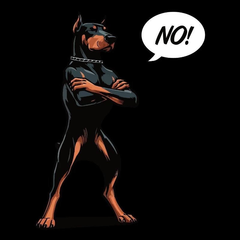Pas de Doberman Doberman Propriétaire Doberman Holder