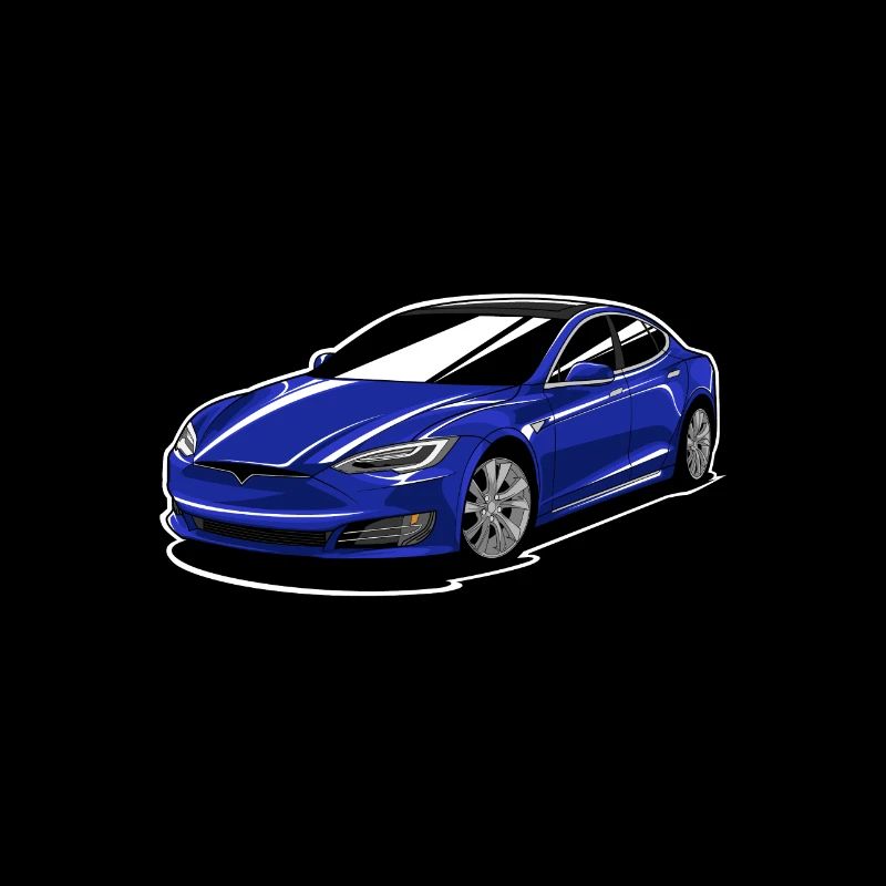 Blue Model S