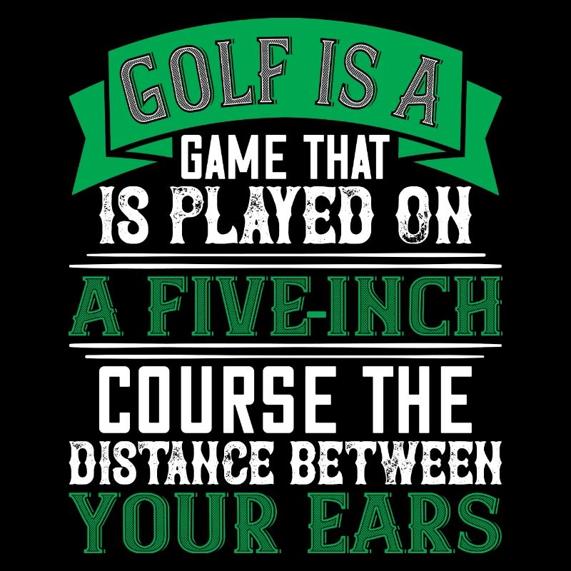 Golfer Golf Golfschläger Putter Handicap Geschenk