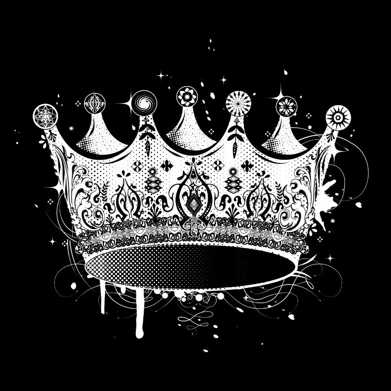 Crown in graffiti style