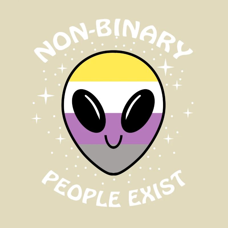 Non-Binary People Exist Nonbinary Pride