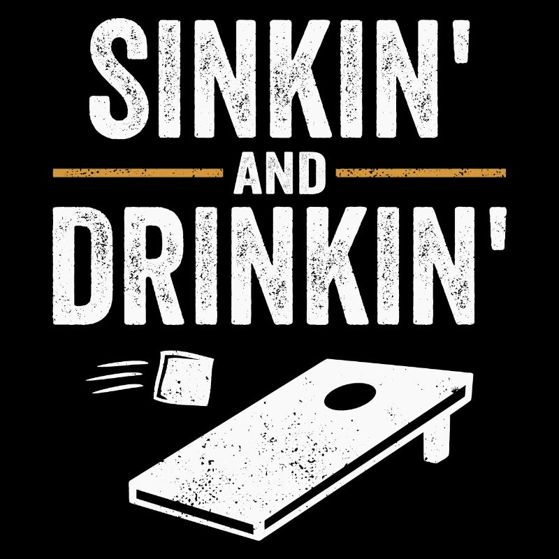Cornhole Werfen und Trinken