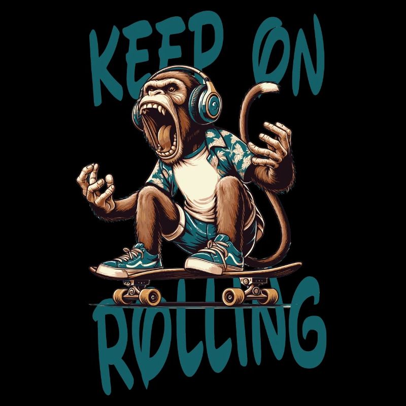 keep on rolling skate skateboard skater summer