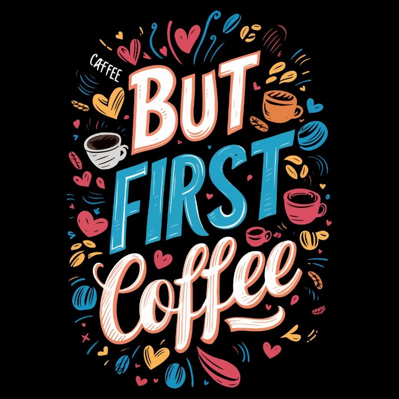 Lustiges Kaffeehemd Kaffeetasse Weihnachtsgeschenk