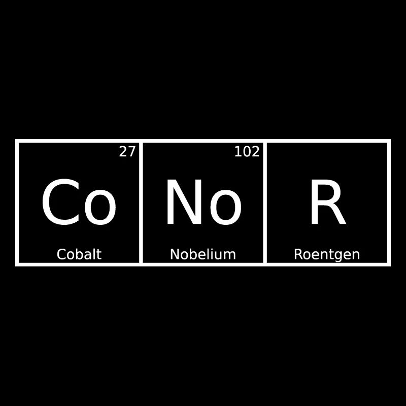 Conor Nom Prénom Chimie Tableau périodique Éléments