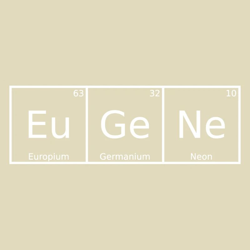 Eugene Surname First Name Chemistry Periodic Table Elements