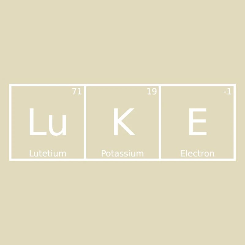 Luke Surname First Name Chemistry Periodic Table Elements