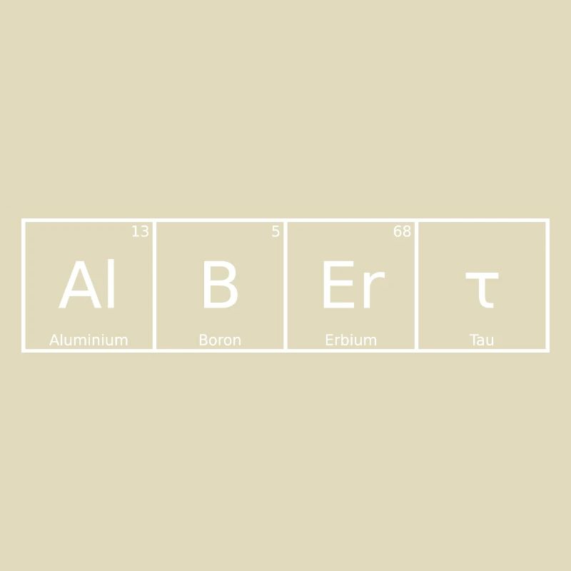 Albert Name First Name Chemistry Periodic Table Elements
