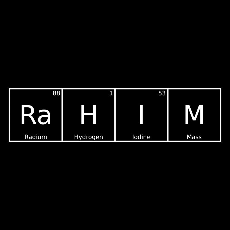 Rahim Name First Name Chemistry Periodic Table Elements
